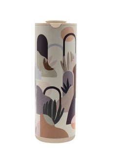 YOLO Yolo Coffee/Tea  Stainless Steel Vacuum Flask 1 Liter Urban Design-Biege Colour  - Image 3