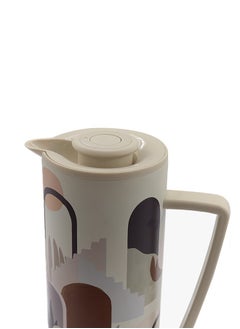 YOLO Yolo Coffee/Tea  Stainless Steel Vacuum Flask 1 Liter Urban Design-Biege Colour  - Image 4