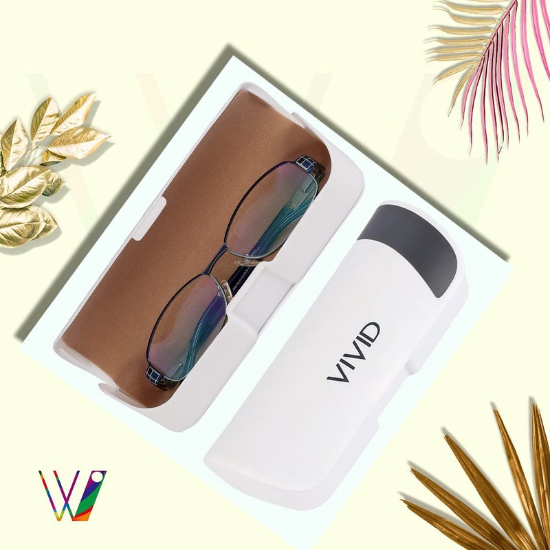 VIVID Vision Unisex Adult Lightweight Eyewear Specs Case Cover | Protect Eye Glasses | Chashma Dibbi | Spectacle Box | Closure - Push Button | Plastic - Image 2
