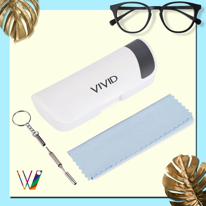 VIVID Vision Unisex Adult Lightweight Eyewear Specs Case Cover | Protect Eye Glasses | Chashma Dibbi | Spectacle Box | Closure - Push Button | Plastic - Image 3