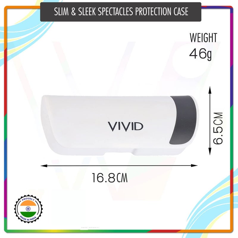 VIVID Vision Unisex Adult Lightweight Eyewear Specs Case Cover | Protect Eye Glasses | Chashma Dibbi | Spectacle Box | Closure - Push Button | Plastic - Image 5