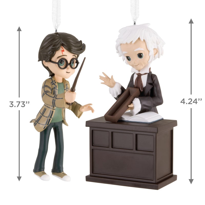 Hallmark Harry Potter and Ollivander Christmas Ornaments  Set of 2 - Image 4