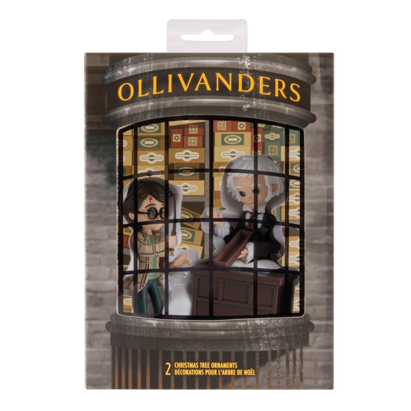 Hallmark Harry Potter and Ollivander Christmas Ornaments  Set of 2 - Image 3
