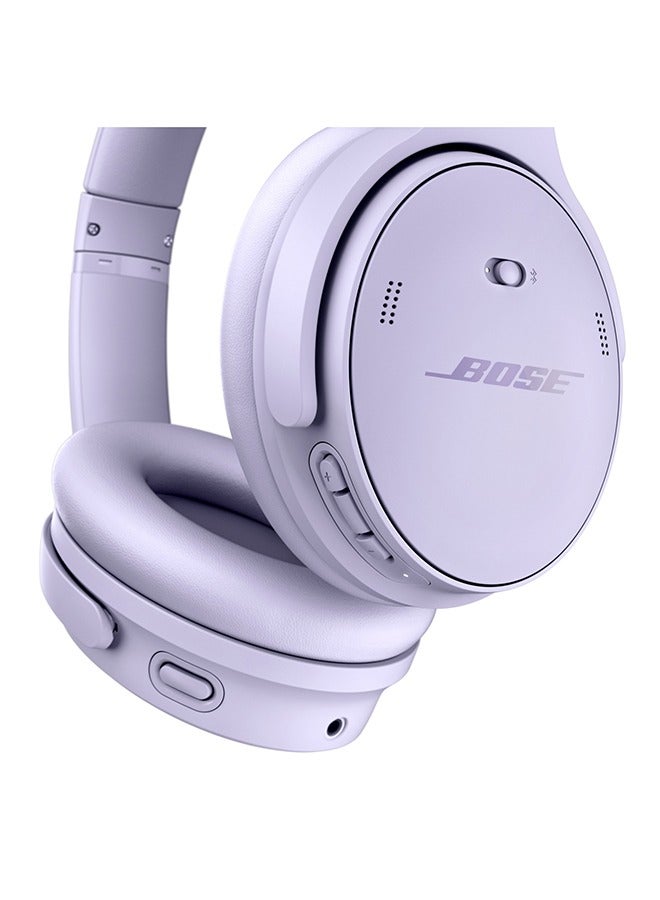BOSE QuietComfort Wireless Noise Cancelling Headphones, Bluetooth Over Ear Headphones with Up To 24 Hours of Battery Life Chilled Lilac - Image 5