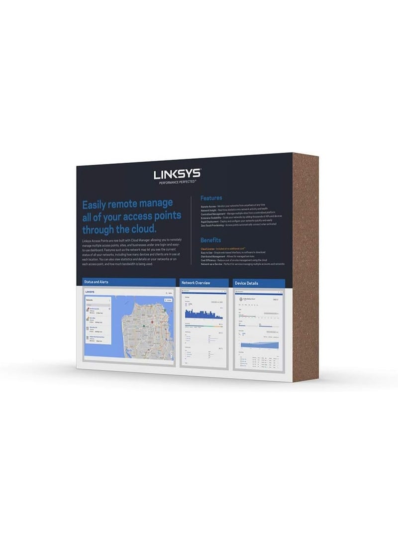 لينكسيس Linksys Business AC1750 نقطة وصول مدارة سحابيًا بشبكة Wi-Fi - Image 5