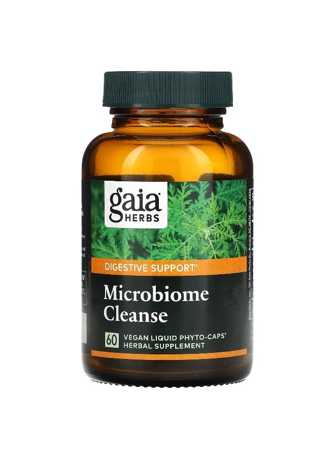 Gaia Herbs - Gaia Herbs, Microbiome Cleanse, 60 Vegan Liquid Phyto-Caps - Image 1