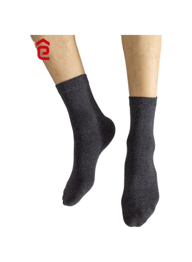 THREEGUN [Jian Series] Business Socks, Men'S Socks, Summer Pure Cotton 100% Cotton Socks, Odor-Resistant Socks, Antibacterial Socks For Men - Image 3