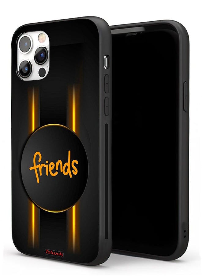 Tolwak Apple iPhone 11 Pro Max Protective Case Friends  - Image 1