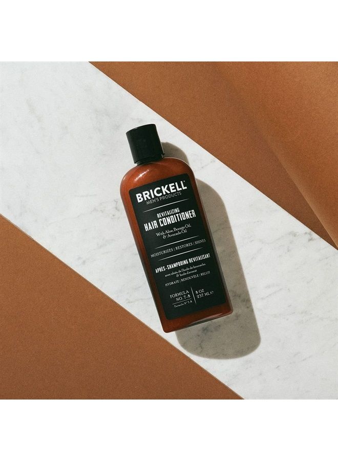 Brickell Men's Products Brickell Men's Revitalizing Hair Conditioner for Men, Natural and Organic Nourishing Hair Conditioner, Restores Shine and Moisture, 8 Ounce, Scented, New Formula - Image 3