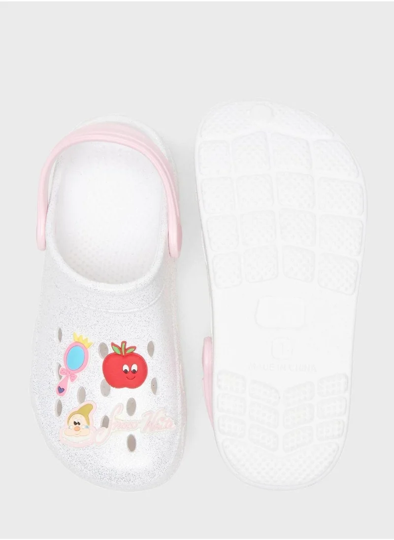 ديزني Kids Disney Printed Clogs