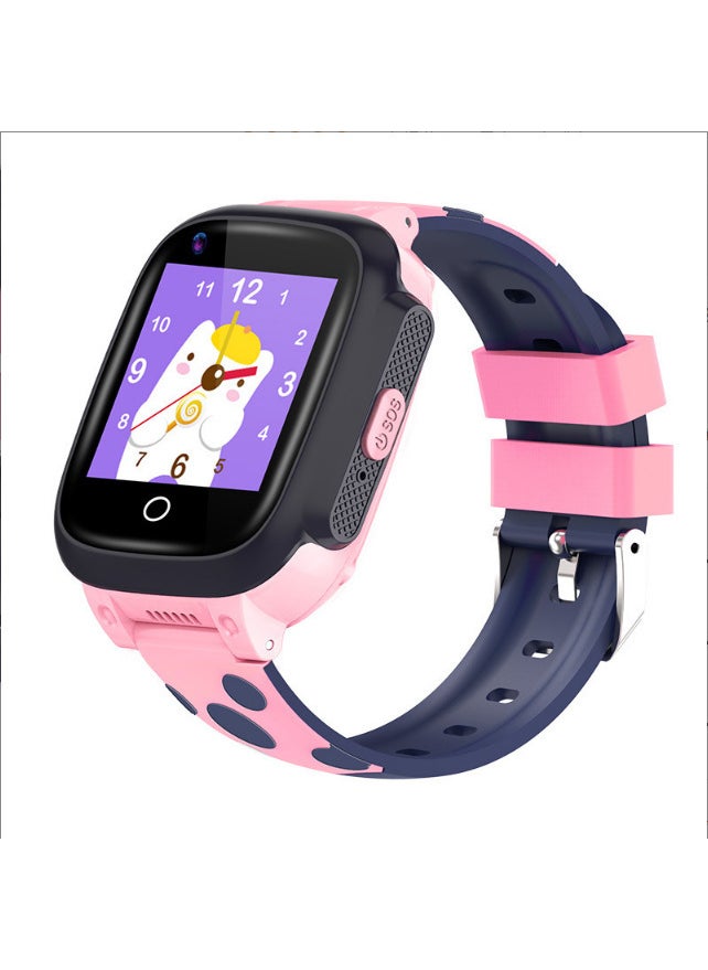 Generic - 4G Kids Smartwatch DH11 Call Waterproof GPS Camera4G foreign language multi-language w12 + GPS pink 4G foreign language multi-language w12 + GPS pink - Image 1