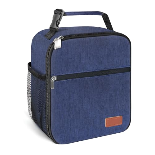 HABOPET Lunch Box for Men & Women Durable Lunch Bag for Adults & Kids Reusable Small Lunchbox Blue - Image 1
