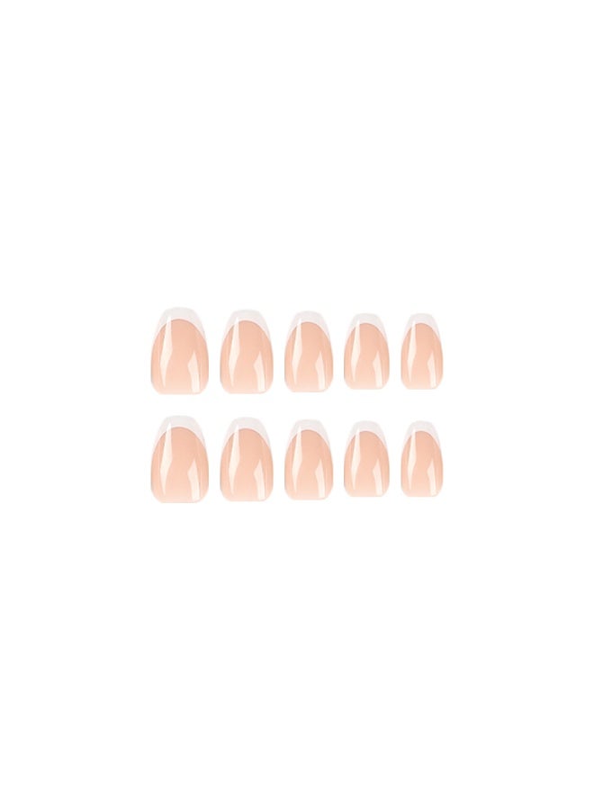 NIKITA.VIVI 24 قطعة أظافر لاصقة، أظافر مزيفة، مجموعة أظافر مزيفة للفتيات والنساء، ملحقات فن الأظافر، أظافر لاصقة مع ملصقات لاصقة للتطبيق السهل، مجموعة أظافر لاصقة - Image 5
