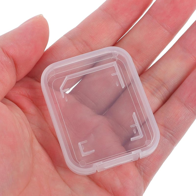 20pcs Memory Card Storage Box Portable Card Case Holder Single Slot Compact Organizer for Standard and High-Capacity Memory Cards Electronics Accessories - Image 4