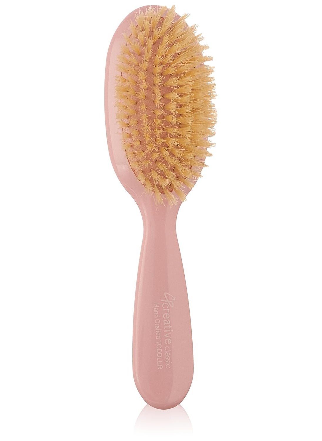 Creative Creative Hair Tools Classic BabyToddler Gentle Boar Bristle Hair Brush Pink 