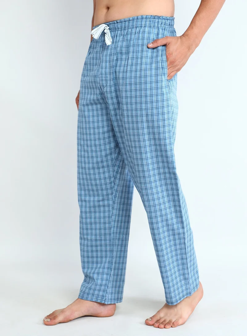 فكتور اند جين Men’s Short Sleeve T-Shirt & Long Pants Pyjama Set – Comfortable Relaxed Fit