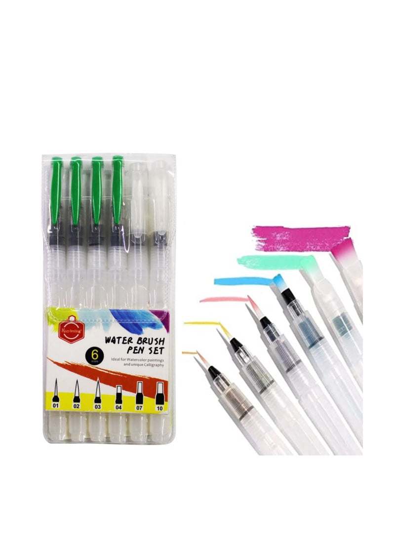 Keep Smiling Water Brush Pen Set 6pcs  - Image 2