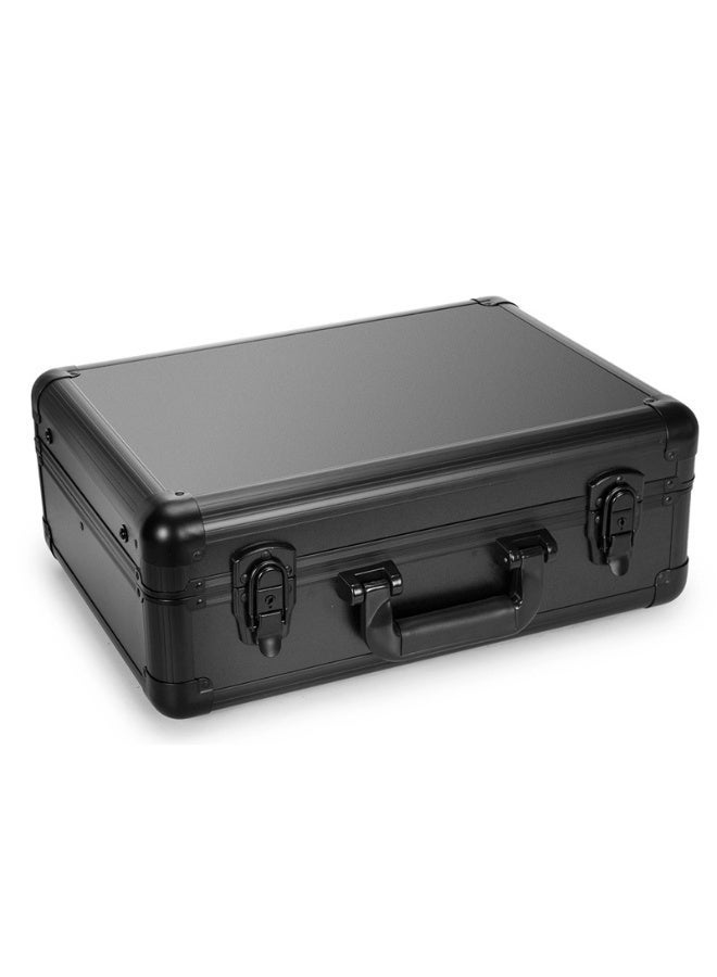 Makeup case with mirror and LED light for makeup organizing and brushes and for selfie - Image 4