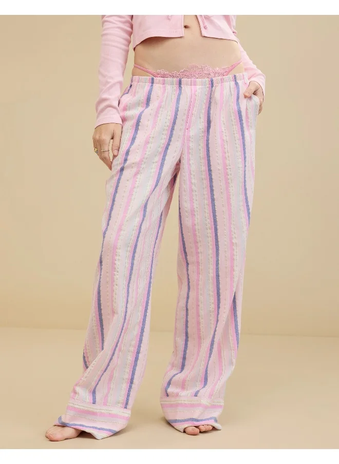 آري من امريكان ايجل Aerie Off-Duty Poplin Trouser PJ