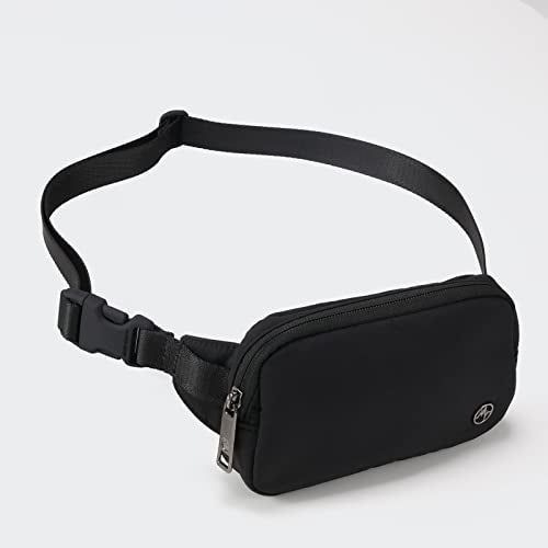 Pander Mini Belt Bag – Ultra Compact, Fits 6.7” Phone, Lipstick, Earbuds, Essentials, Small Crossbody Waist Purse, Black Onyx - Image 3