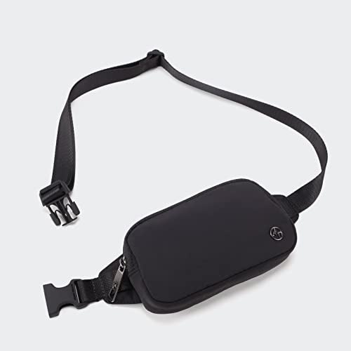 Pander Mini Belt Bag – Ultra Compact, Fits 6.7” Phone, Lipstick, Earbuds, Essentials, Small Crossbody Waist Purse, Black Onyx - Image 2