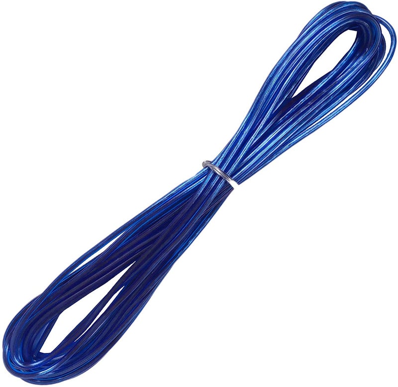 Gravity Warzone Elite Premium 1/0 Gauge Blue Complete True AWG Amplifier Installation Wiring Amp Kit Upto 6500 Watts 250A + 300A Fuse Included Flexible RCA Speaker Wires & All Installation Parts - Image 5
