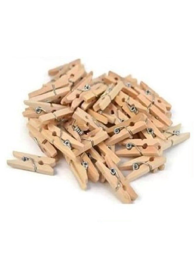 Cloth Clamps Wood 20 Pieces - Image 1