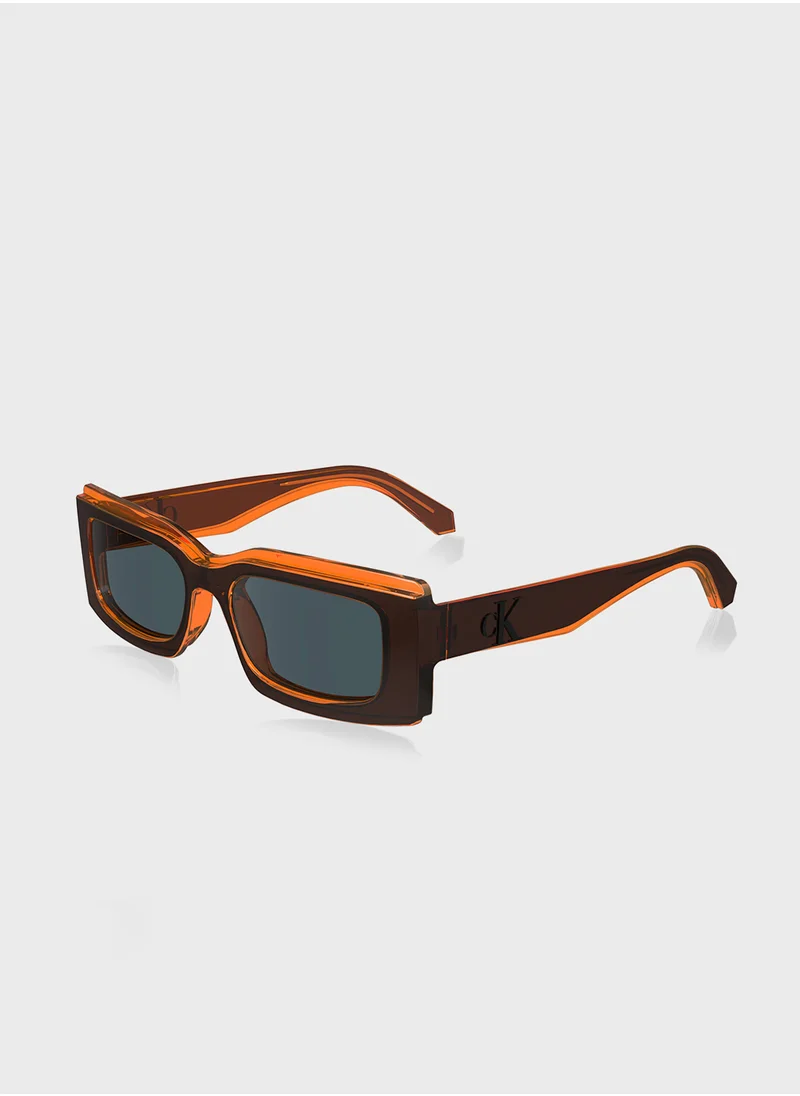 كالفن كلاين جينز Modified Rectangle Sunglasses