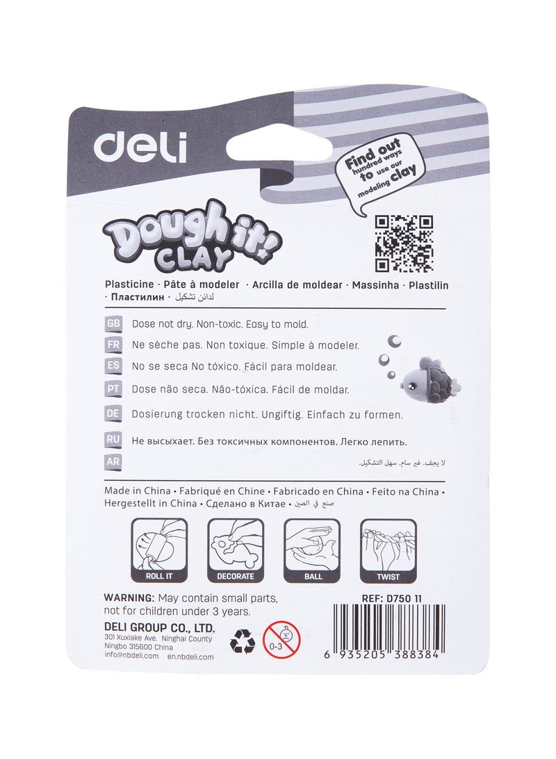 Deli دلي ED75011-CN بلاستيسين 6 ألوان، الوزن الصافي 60 جرام - مثالي للعب الإبداعي - Image 4