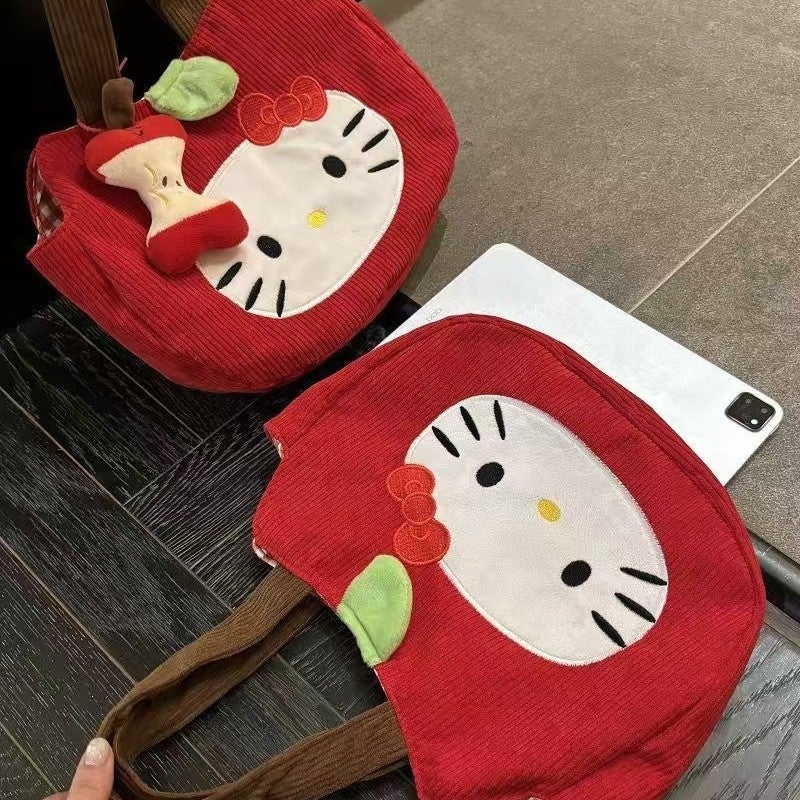 Korean Cartoon Embroidery Shoulder Bag for Women - Image 2