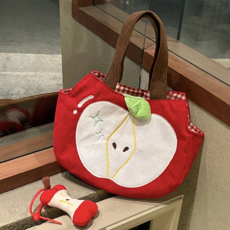 Korean Cartoon Embroidery Shoulder Bag for Women - Image 1