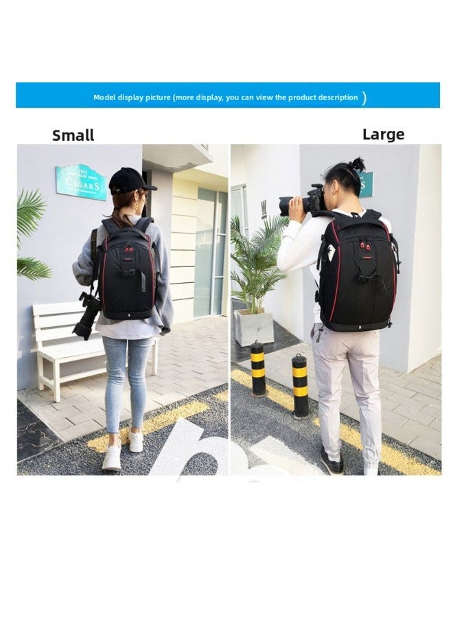 Camera Bag Double Shoulder Camera Bag Professional Photography Bag Men And Women Waterproof Anti-theft Large Capacity Single Digital Backpack-Color:12th Generation Large Size - Image 5