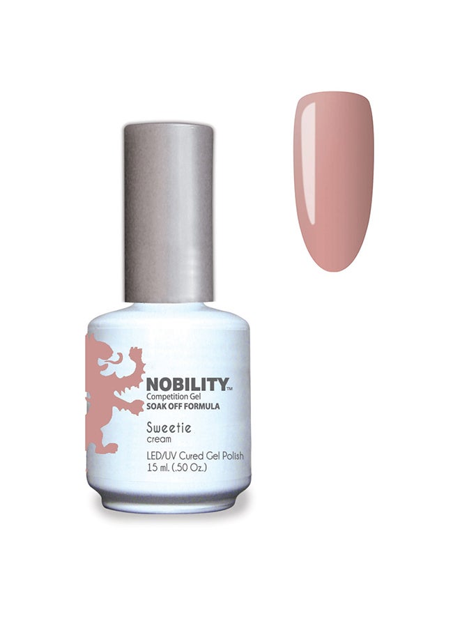 Lechat Nobility Soak Off Sweetie UV Led Cured Nail Polish Color Deep Peach Cream 15 ml Nbgp146 