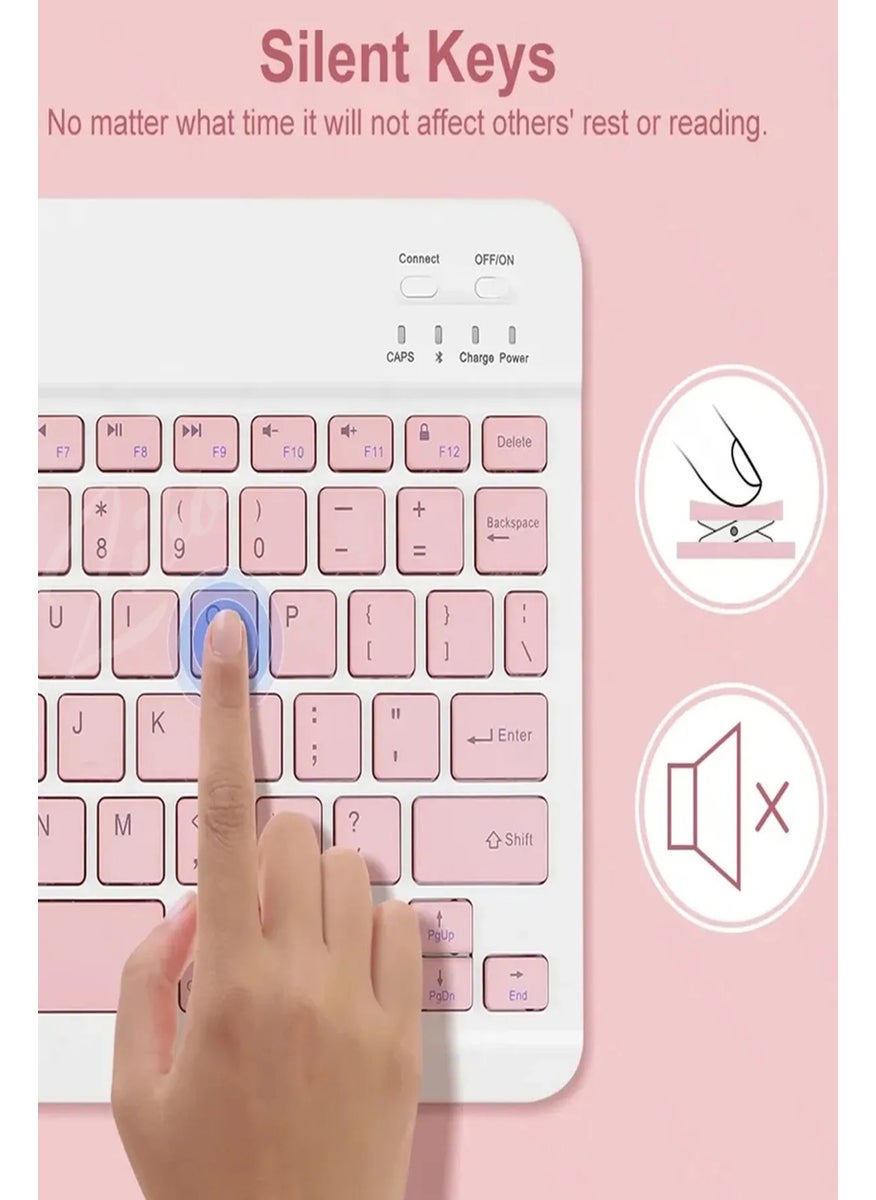 UK - Samsung Galaxy Tab S6 Lite SM-P610 Compatible Bluetooth Keyboard Mouse Set - Image 1