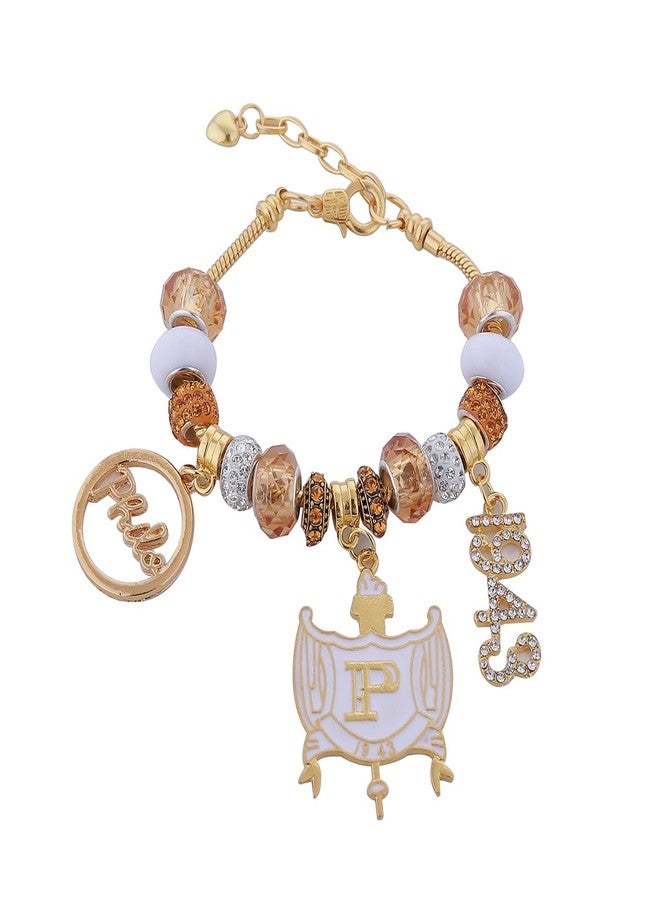 HUSURU Gold Soror Beaded Pendants Greek Sorority SGR Bracelets Life Members Gifts Jewelry - Image 4