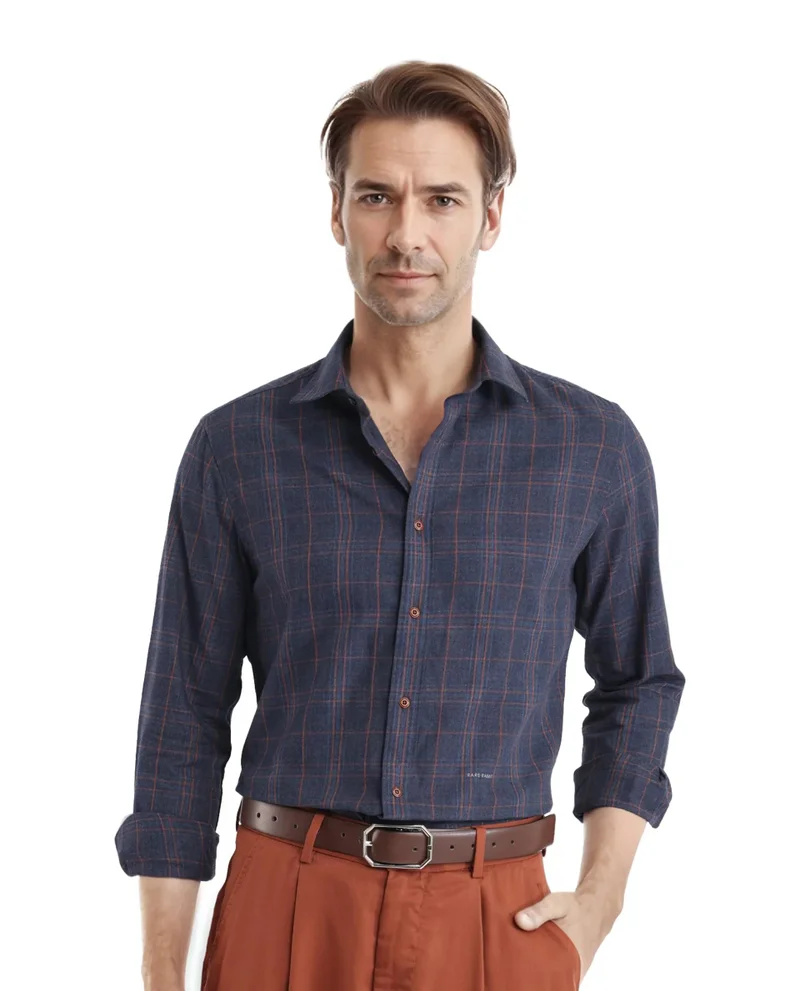 Rare Rabbit Men's Smart Cotton Shirt