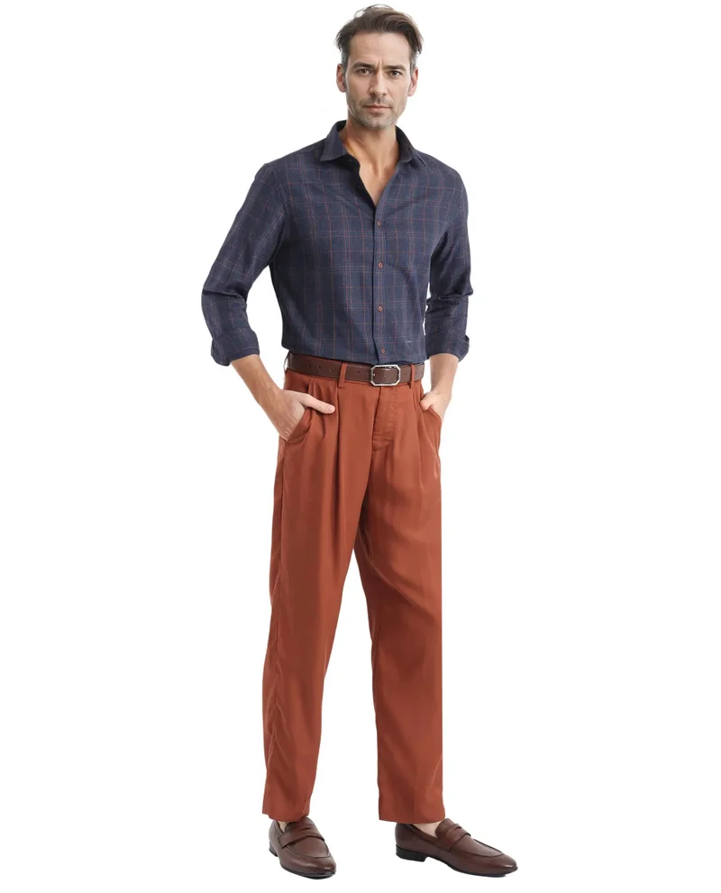 Rare Rabbit Men's Smart Cotton Shirt