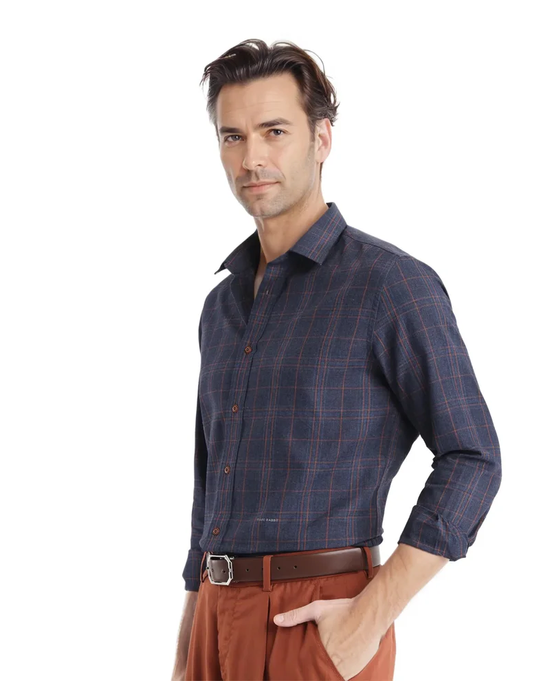 Rare Rabbit Men's Smart Cotton Shirt