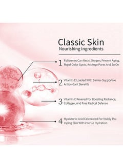 HKH Vitamin C Serum For Face Anti Aging Serum With Hyaluronic Acid Supplements Vitamin E Reduces Wrinkles Dark Spot Remover For Face Retinol Serum For Face Face Serum For Women  - Image 3