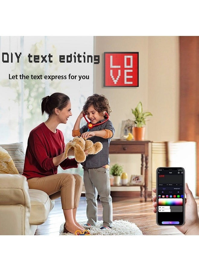 Generic - LED Pixel Display, 32x32 Programmable LED Screen with APP Control for Home Decoration, Business Advertisement - Image 1