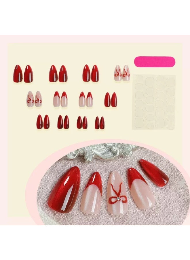 سنسيب نوع الأظافر: أظافر فرنسية ملصقة - حزمة جل ناعم، أظافر فرنسية مزيفة قصيرة، أظافر صالونية الجودة، أظافر ملصقة بسلاسة، أظافر ملصقة بالغراء للنساء، فن الأظافر، تزيين الأظافر. - Image 5