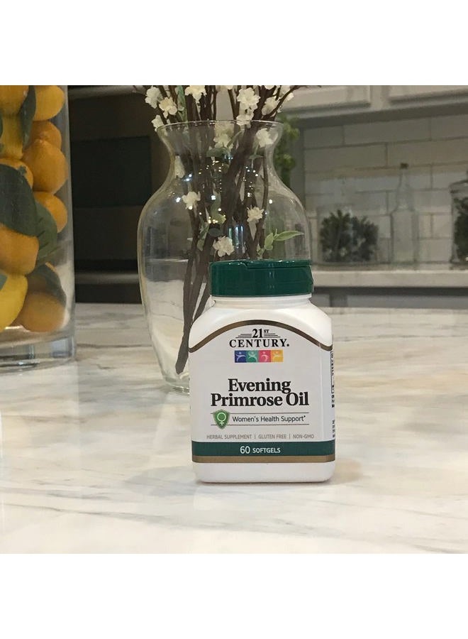 21st Century زيت زهرة المساء في كبسولات لينة، 60 حبة - Image 4