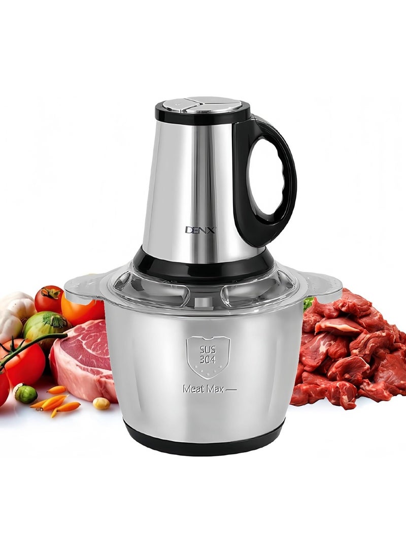 دينكس مفرمة اللحوم والخضروات سعة 2 لتر و3 سرعات وقوة 200 واط DX3207 - Image 2