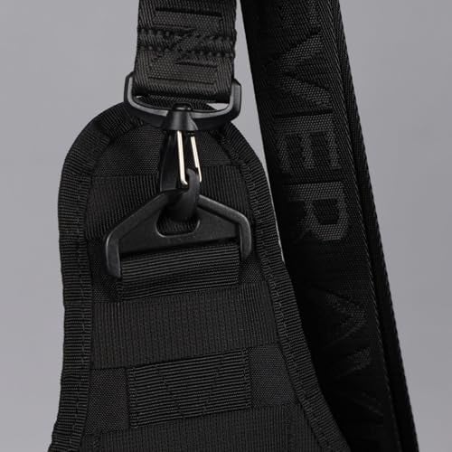 WOLFpak 9L Tactical Sling Bag |Concealed Carry CCW Backpack |Military Crossbody EDC Daypack Molle Chest Shoulder Pack for Hiking, Travel, Work | (Alpha Black) - Image 5