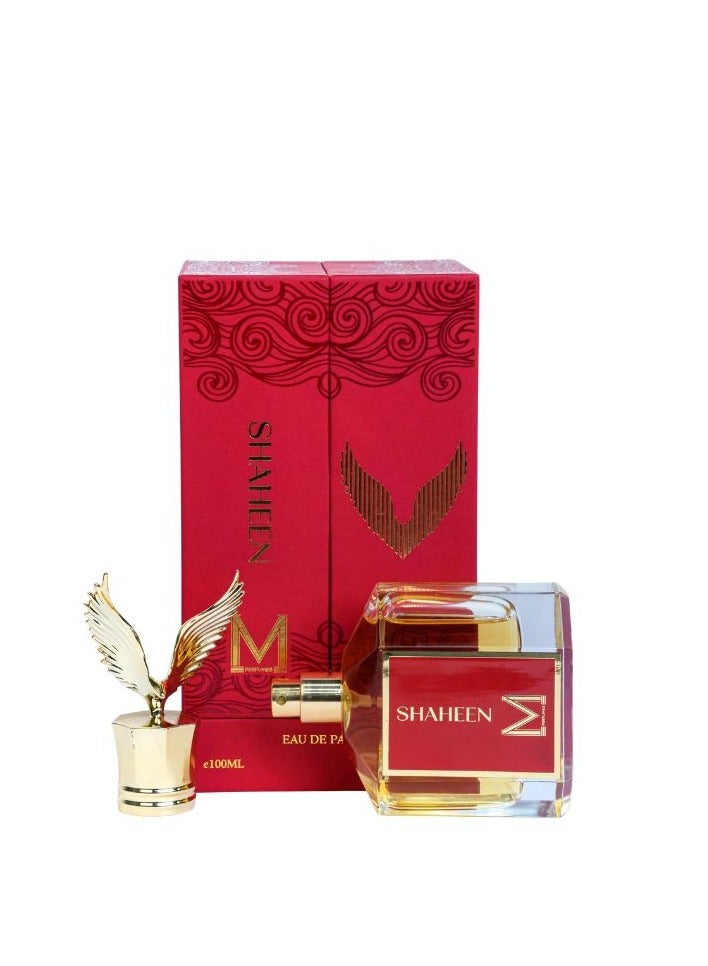 عطور VM شاهين – أو دو بارفان للجنسين 100 مل – عطر الزعفران، الورد، والعود الخشبي - Image 4