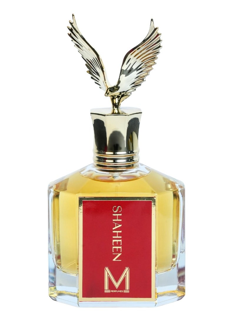 عطور VM شاهين – أو دو بارفان للجنسين 100 مل – عطر الزعفران، الورد، والعود الخشبي - Image 5