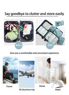 Generic 11 Set Packing Cubes for Suitcases, Travel Essentials for Carry on, Luggage Organizer Bags Set for Travel Accessories , Black  - Image 3