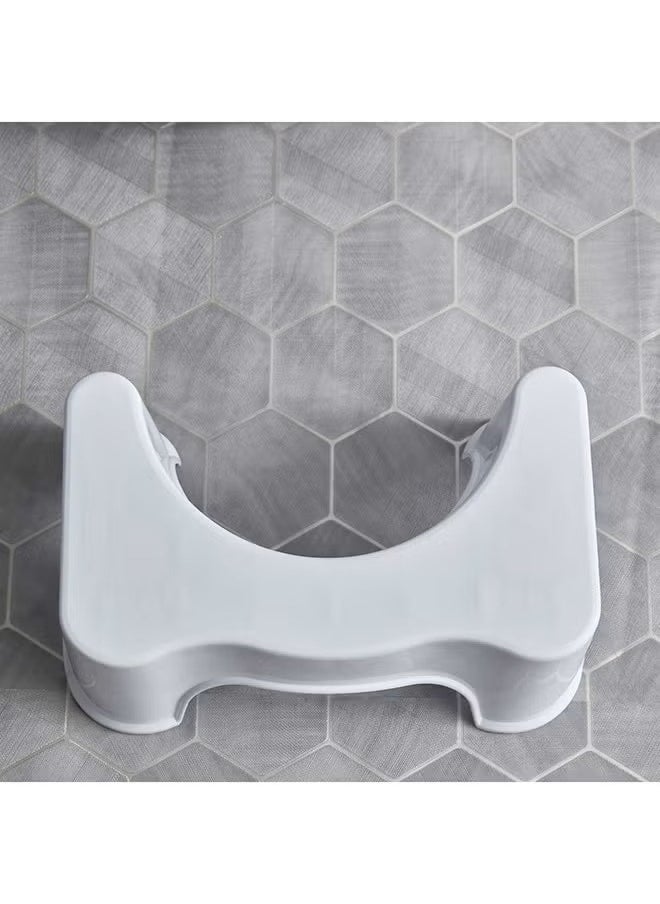 Bathroom Toilet Stool White 44.5x28x21centimeter