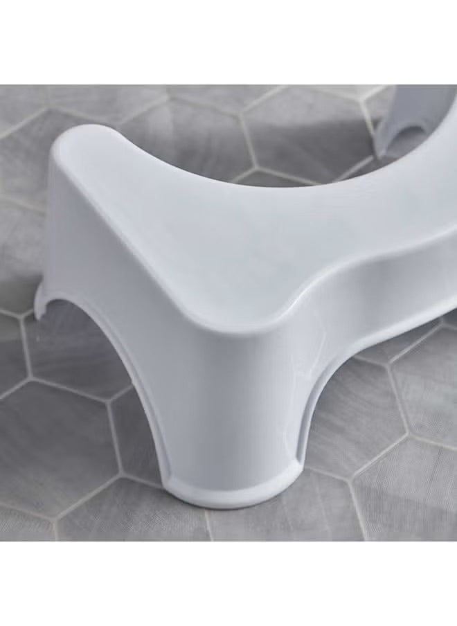 Bathroom Toilet Stool White 44.5x28x21centimeter