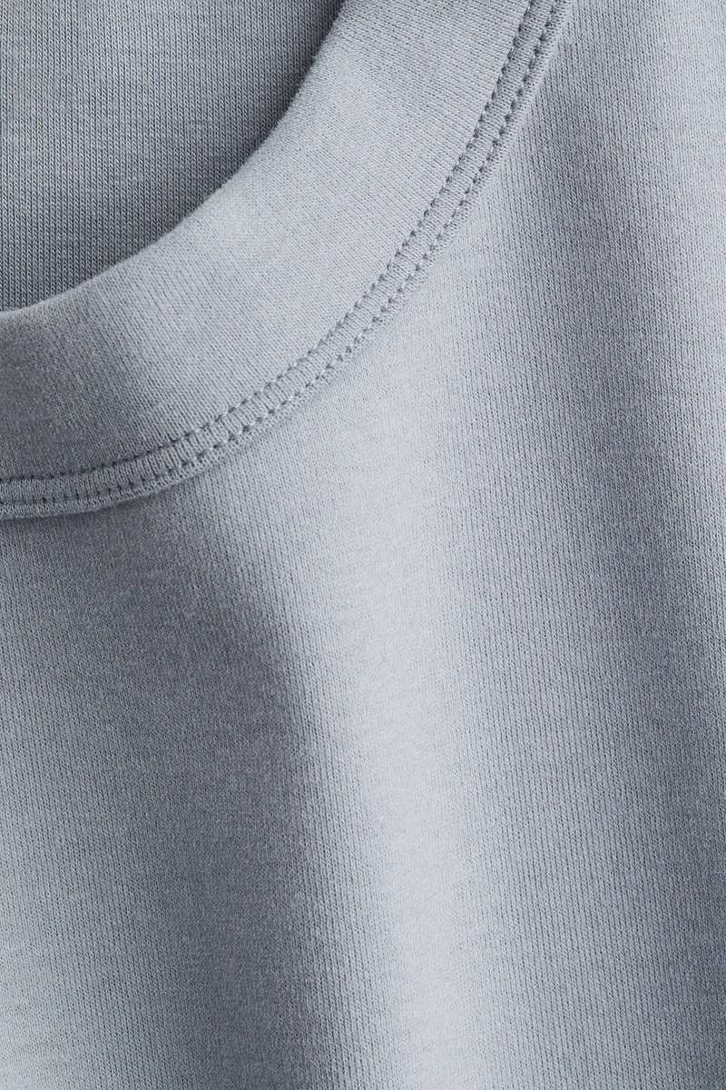 H&M Fitted cotton T-shirt